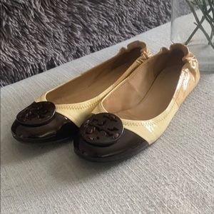 Tory Burch flats, rare, excellent used condition